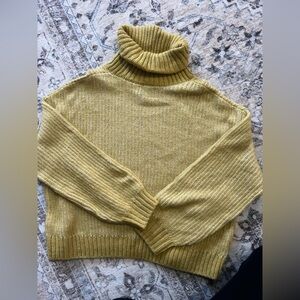 Old Navy Mustard Turtleneck Sweater
